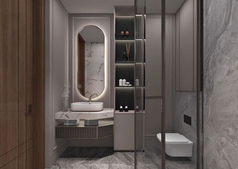 Washroom, preet colony 3 Bedroom 2050 Sq.Ft. Apartment In Preet Colony Zirakpur 10409280