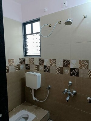 Bathroom in 2 BHK Apartment at Vaishnavi Bajirao Park, Ravet – for Rent