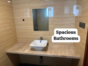 Bathroom in 4 BHK Apartment at Ajmera Aeon, Bhakti Park – for Rent