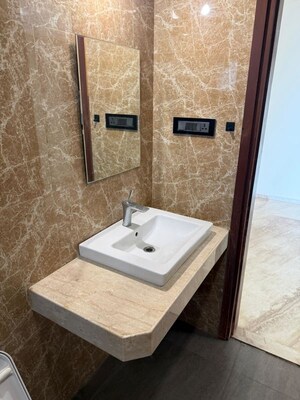 Bathroom in 4 BHK Apartment at Ajmera Aeon, Bhakti Park – for Rent