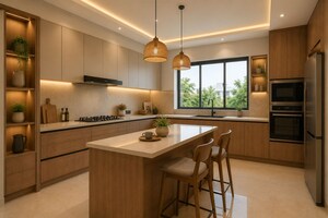 Kitchen in 3 BHK Villa at Naikkanal – for Sale