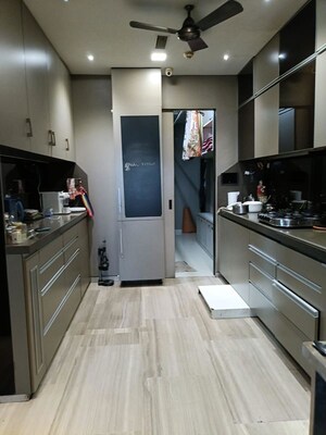 Kitchen in 4 BHK Apartment at Lodha World One, Worli – for Rent