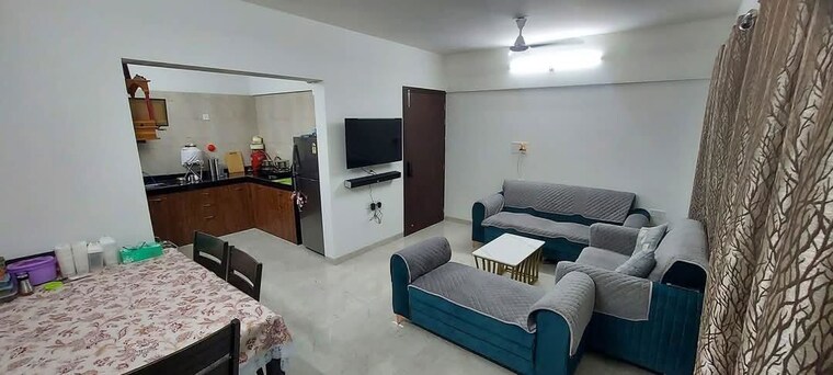 Living Room, rama-melange-residences-phase-iii 2 Bedroom 730 Sq.Ft. Apartment In Hinjewadi Pune 10409474