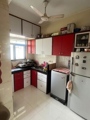 Kitchen in 1 BHK Apartment at Suraj Jacob Apartment, Dadar West – for Sale