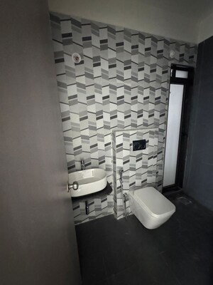 Bathroom in 3 BHK Apartment at Courtyard by Narang Realty and The Wadhwa Group, Pokhran Road No Two – for Rent