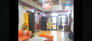 Living Room in 3 BHK Apartment at Migsun Green Mansion, Zeta I Greater Noida – for Rent