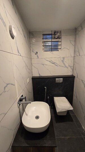 Bathroom in 3 BHK Apartment at Malleswaram – for Rent