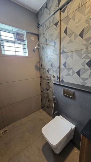 Bathroom in 3 BHK Apartment at Malleswaram – for Rent