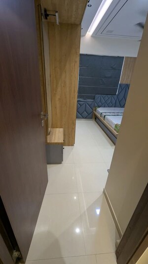 Staircase in 3 BHK Apartment at Wakad – for Rent