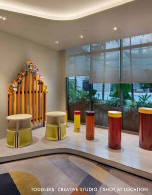 Living Room in 5 BHK Penthouse at Rustomjee Seasons, Bandra East – for Sale