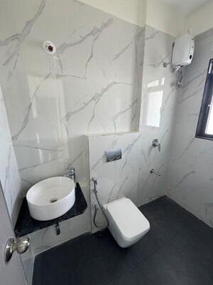 Bathroom in 3 BHK Apartment at Courtyard by Narang Realty and The Wadhwa Group, Pokhran Road No Two – for Rent