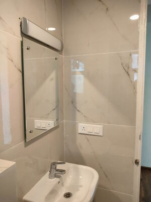 Bathroom in 3 BHK Apartment at Omaxe The Palace, Gomti Nagar – for Rent