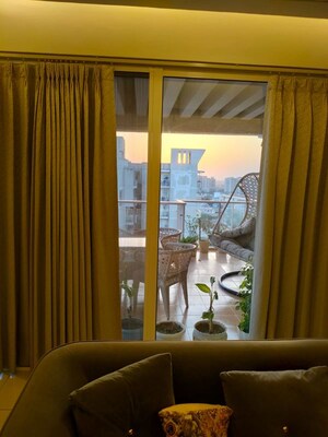 Living Room in 5 BHK Penthouse at Experion The Heart Song, Sector 108 – for Sale