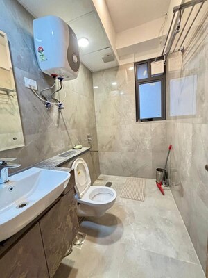 Bathroom in 3 BHK Apartment at M3M Heights, Sector 65 – for Rent