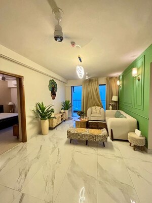Living Room in 3 BHK Apartment at M3M Heights, Sector 65 – for Rent