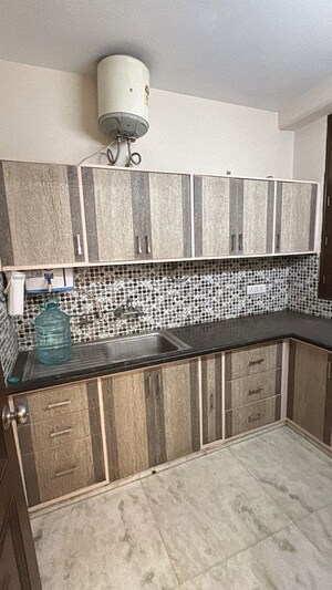 Kitchen in 3 BHK Builder Floor at Khirki Extension – for Rent