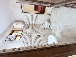 Bathroom in 3 BHK Builder Floor at Khirki Extension – for Rent