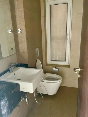 Bathroom in 3 BHK Apartment at Mahindra Luminare, Sector 59 – for Rent