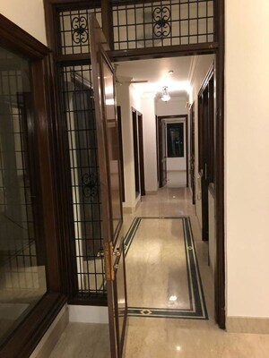 Building Lobby in 4 BHK Builder Floor at Vasant Vihar – for Rent