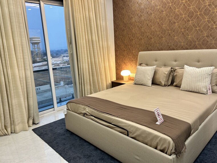 Bedroom, the-riyasat-sankalp 3 Bedroom 2000 Sq.Ft. Villa In Lodhivali Navi Mumbai 10410064
