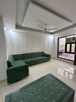 Living Room in 1 BHK Builder Floor at Chattarpur – for Rent