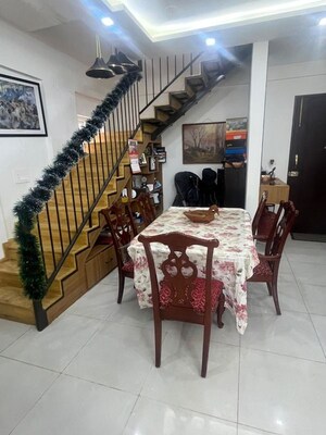 Dining area in 3 BHK Apartment at Lewis Glorious A2, Hennur Road – for Rent