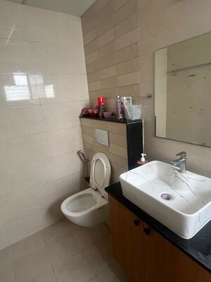 Bathroom in 3 BHK Apartment at Lewis Glorious A2, Hennur Road – for Rent