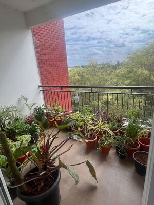 Balcony in 3 BHK Apartment at Lewis Glorious A2, Hennur Road – for Rent