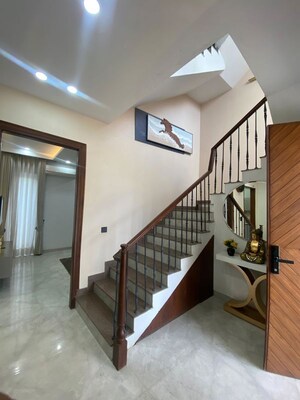 Staircase in 3 BHK Villa at High Ground – for Sale