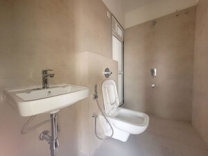 Bathroom in 2 BHK Apartment at Godrej Emerald, Ghodbunder Road – for Rent