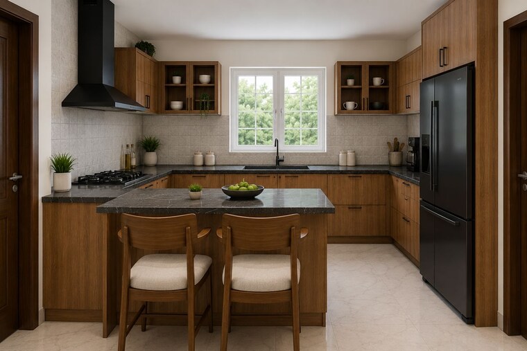 Kitchen, anjur 3 Bedroom 2500 Sq.Ft. Independent House In Anjur Thrissur 10410222