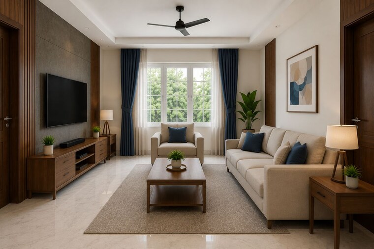 Living Room, anjur 3 Bedroom 2500 Sq.Ft. Independent House In Anjur Thrissur 10410222