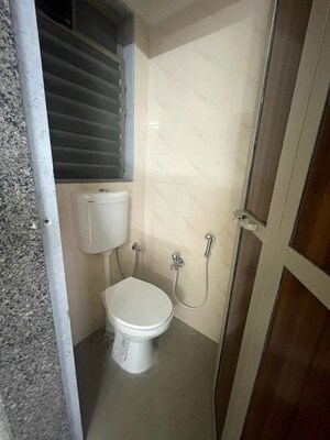 Bathroom in 1 BHK Apartment at Satellite Garden, Goregaon East – for Rent