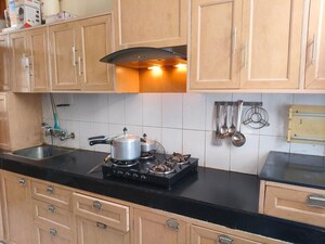 Kitchen in 3 BHK Builder Floor at Ansal Florence Residency, Sector 57 – for Sale