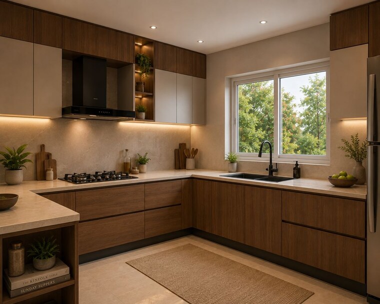 Kitchen, kaiparambu jn 3 Bedroom 2500 Sq.Ft. Villa In Kaiparambu jn Thrissur 10410292