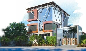 4 BHK Villa – Exterior View View at CMG Halcyon Homes, Osman Nagar - for Rent