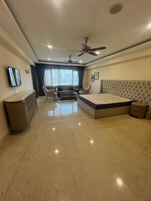 Living Room in 5 BHK Apartment at Ambience Caitriona, Sector 24 – for Rent