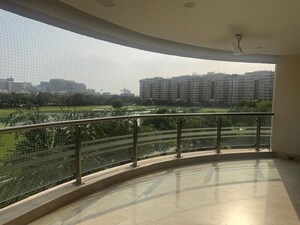 Balcony in 5 BHK Apartment at Ambience Caitriona, Sector 24 – for Rent