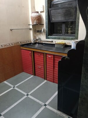 Kitchen in 1 RK Apartment at Om Shiv Samarth CHS Dombivli West, Dombivli West – for Rent
