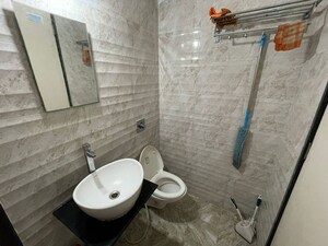 Bathroom in 1 BHK Apartment at Haware Dahlia, Kasarvadavali – for Rent
