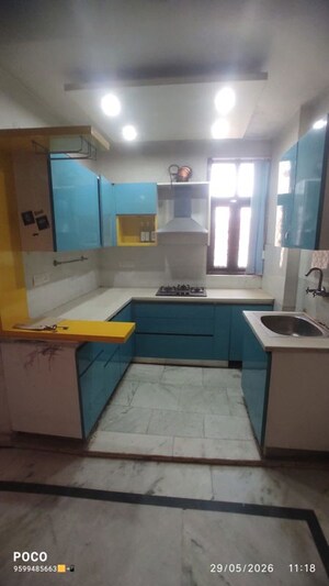 Kitchen in 2 BHK Builder Floor at Mehrauli – for Rent