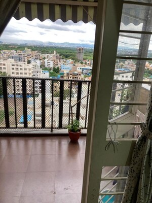 Balcony in 2 BHK Apartment at Runwal The Central Park, Chinchwad – for Rent