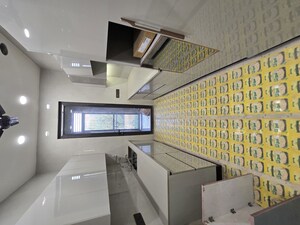 Kitchen in 3 BHK Builder Floor at Kohat Enclave – for Sale