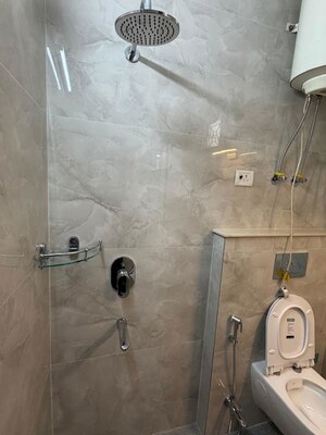 Bathroom in 3 BHK Apartment at Malviya Nagar – for Rent