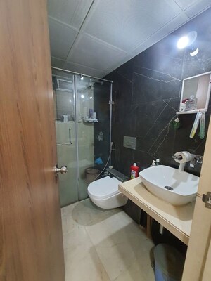 Bathroom in 3.5 BHK Apartment at Indiabulls One Indiabulls, Pokhran Road No Two – for Rent