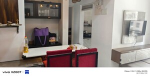 Living Room in 1 BHK Apartment at Puranik Aarambh, Ghodbunder Road – for Rent
