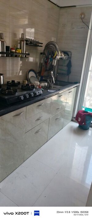 Kitchen in 1 BHK Apartment at Puranik Aarambh, Ghodbunder Road – for Rent