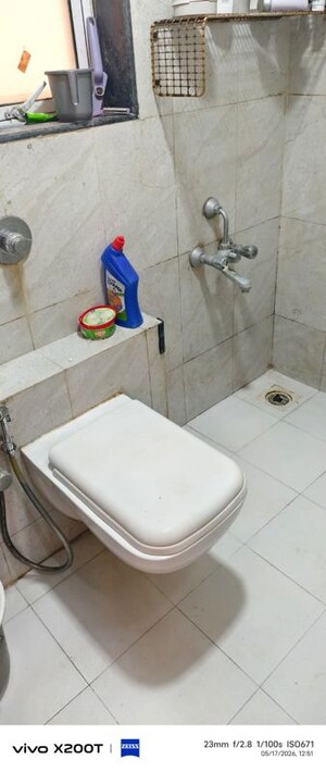 Bathroom in 1 BHK Apartment at Puranik Aarambh, Ghodbunder Road – for Rent