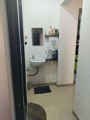Bathroom in 1 BHK Apartment at Ganesha Sai Basera, Ulwe – for Rent