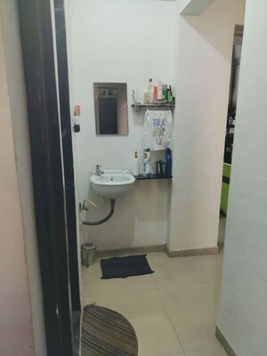 Bathroom in 1 BHK Apartment at Ganesha Sai Basera, Ulwe – for Rent